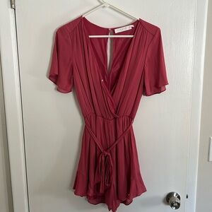 ASTR Pink Romper